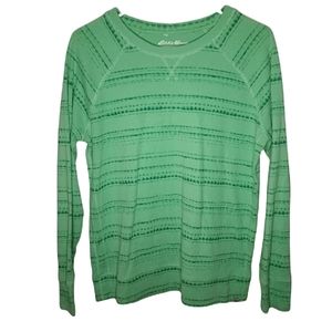 Eddie Bauer Legendwash Mint Long Sleeve